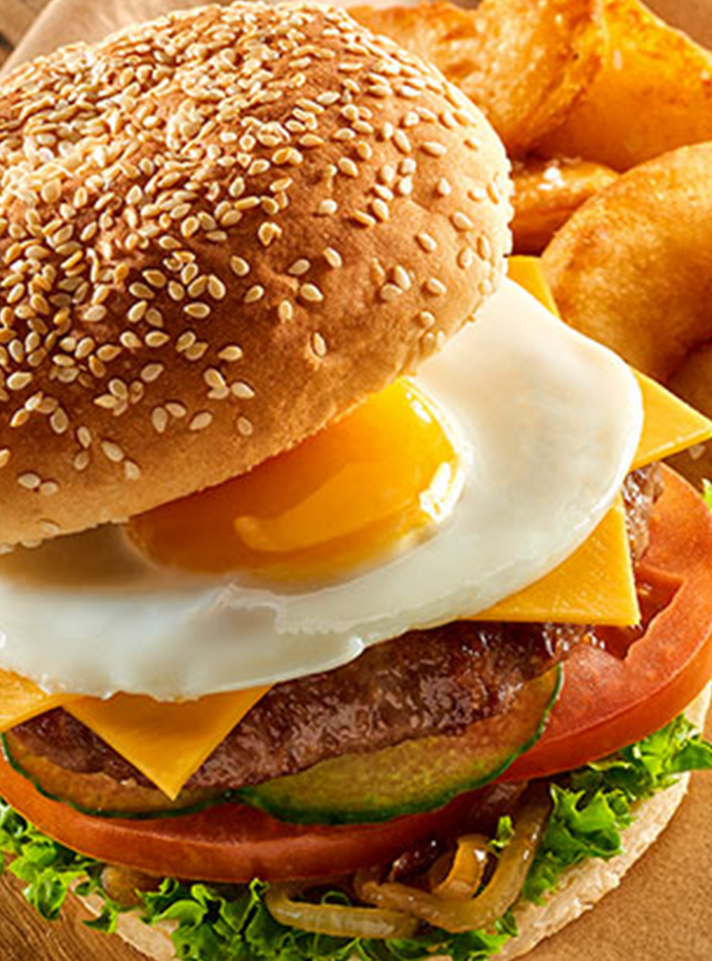 Egg Burger - Sunbake