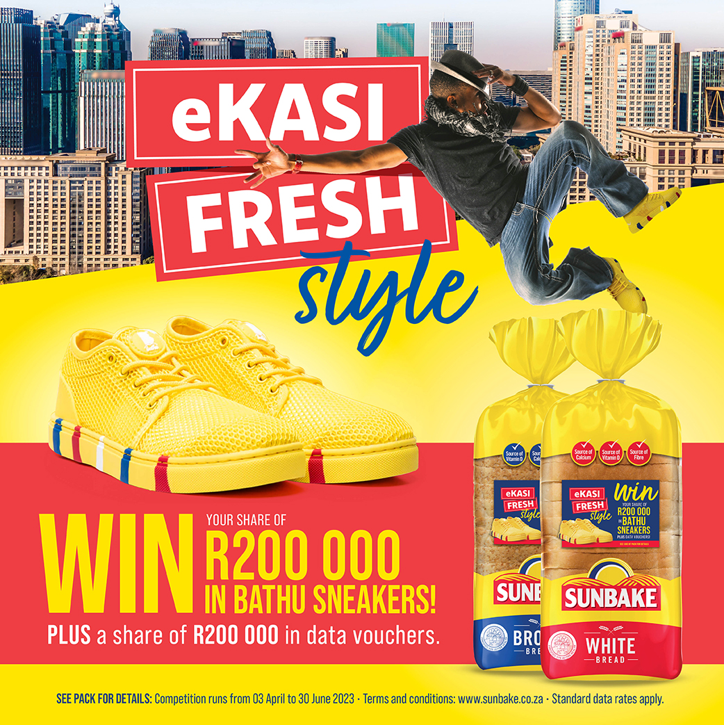 eKasi Fresh Style Competition - WIN your share of R200 000 in Bathu Sneakers! PLUS a share of R200 000 in data vouchers.