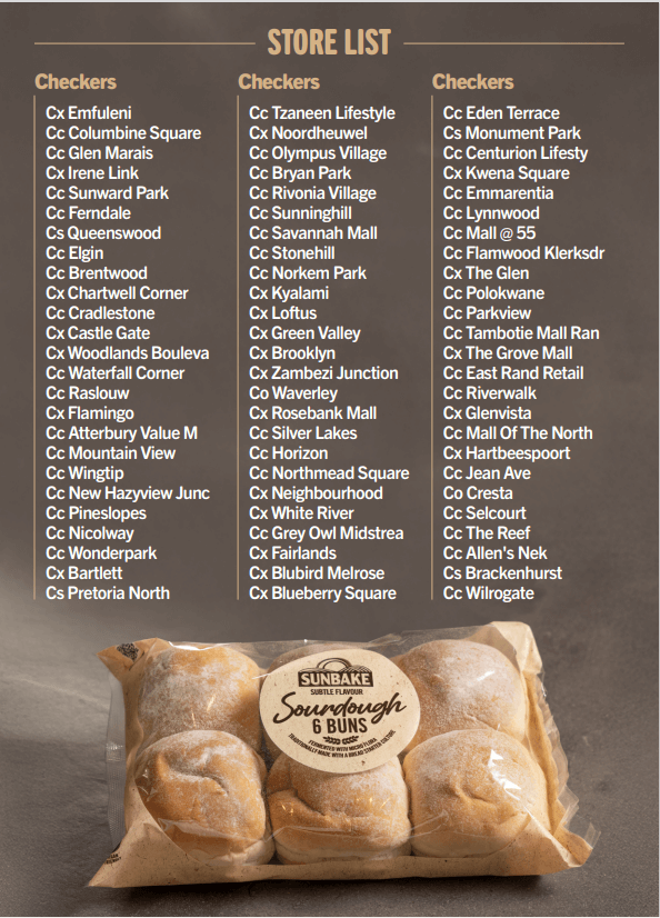 sunbake sourdough tcs annexure a